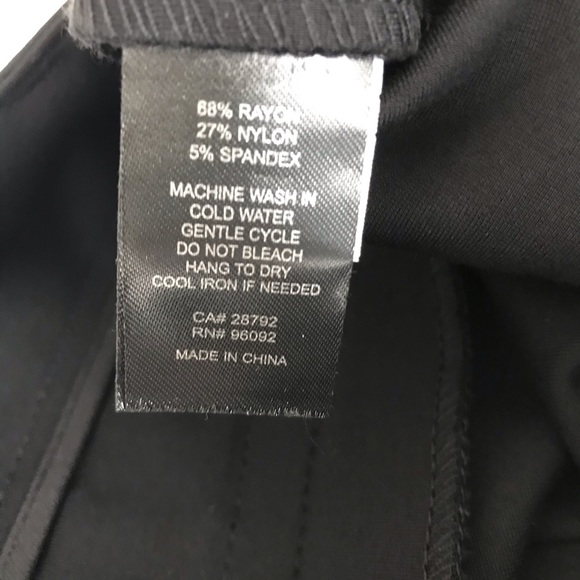 Dalia Straight Leg Black Pants - Picture 5 of 6